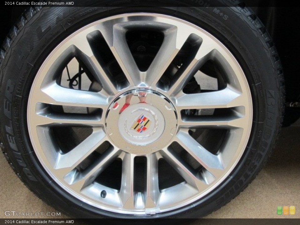 2014 Cadillac Escalade Premium AWD Wheel and Tire Photo #95508638