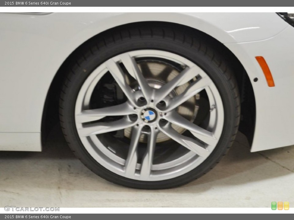2015 BMW 6 Series 640i Gran Coupe Wheel and Tire Photo #95518114