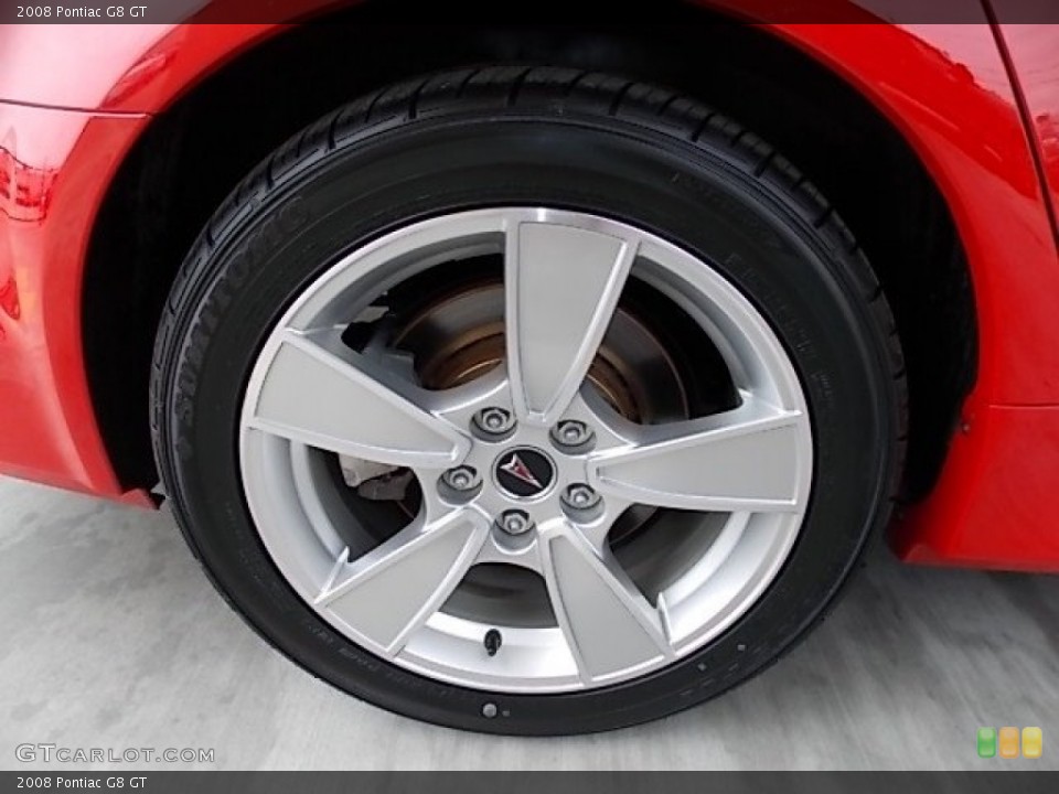 2008 Pontiac G8 GT Wheel and Tire Photo #95519301