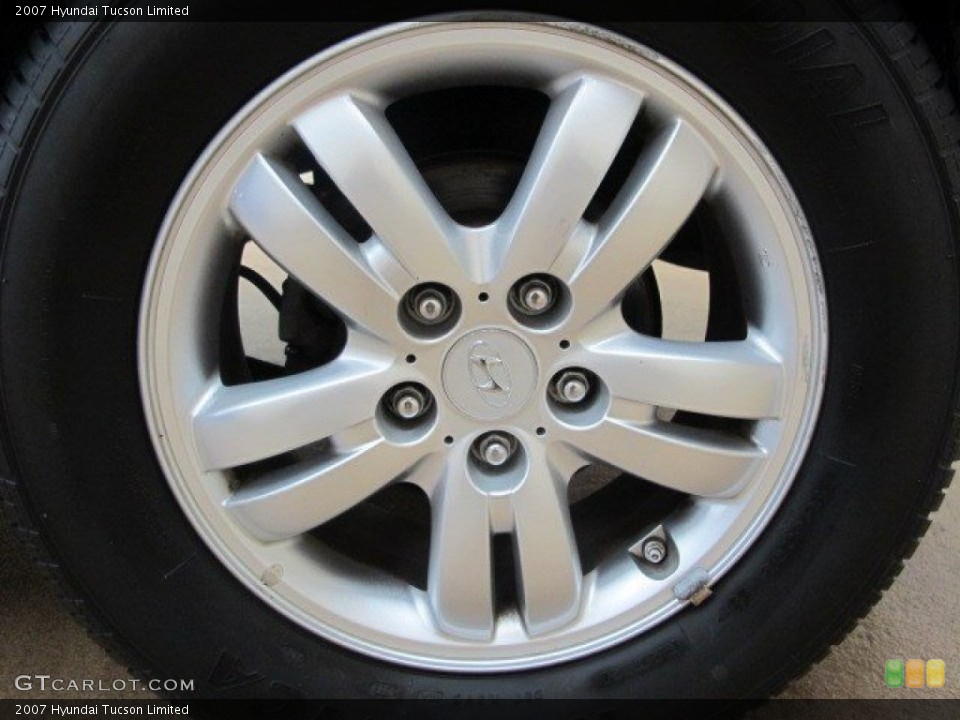 2007 Hyundai Tucson Limited Wheel and Tire Photo #95541733