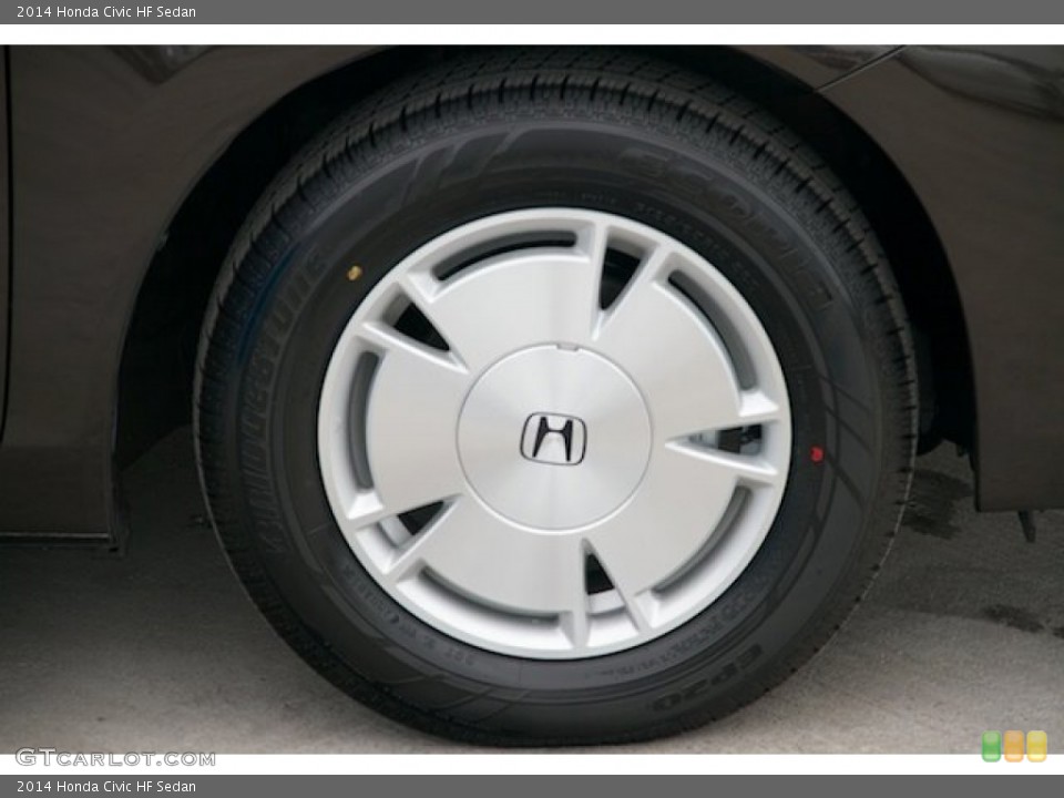 2014 Honda Civic HF Sedan Wheel and Tire Photo #95548326