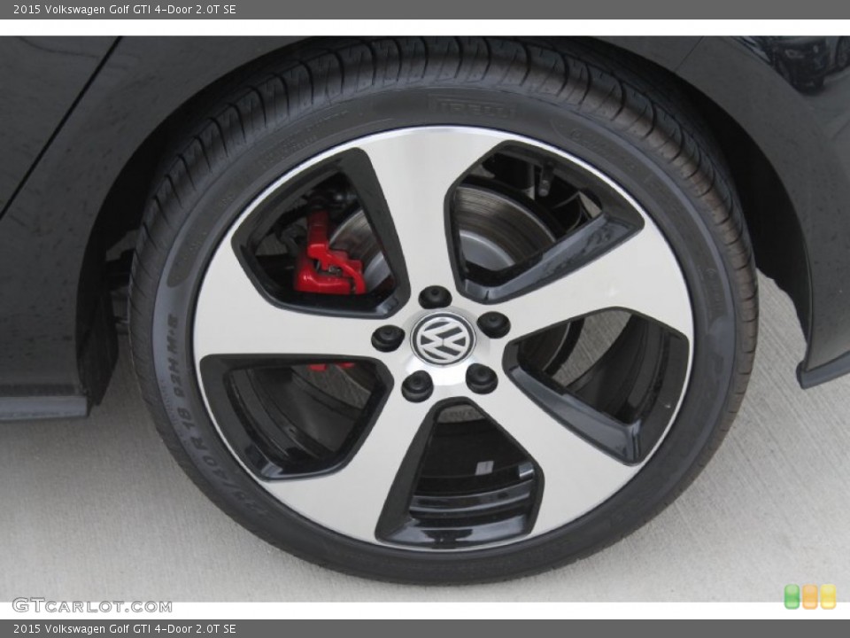 2015 Volkswagen Golf GTI 4-Door 2.0T SE Wheel and Tire Photo #95553790