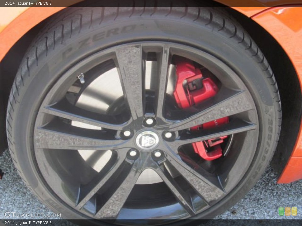 2014 Jaguar F-TYPE V8 S Wheel and Tire Photo #95583892
