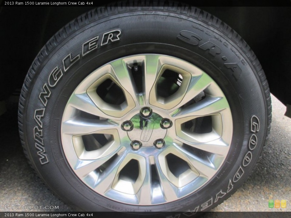 2013 Ram 1500 Laramie Longhorn Crew Cab 4x4 Wheel and Tire Photo #95590417