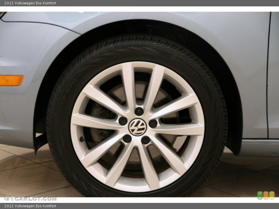 2012 Volkswagen Eos Komfort Wheel and Tire Photo #95593153