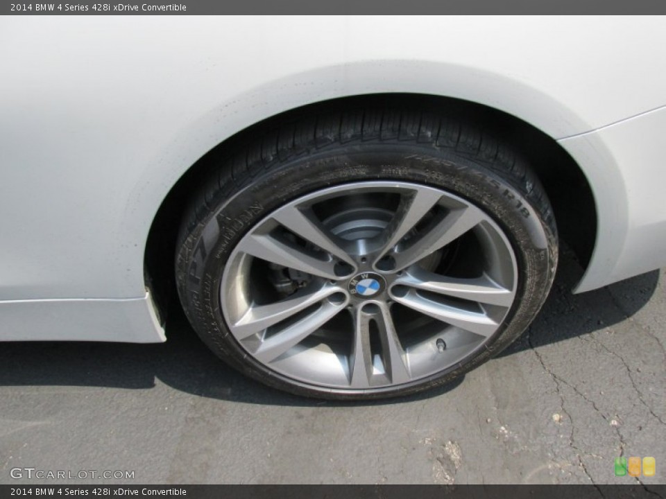 2014 BMW 4 Series 428i xDrive Convertible Wheel and Tire Photo #95616293