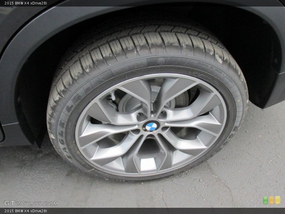 2015 BMW X4 xDrive28i Wheel and Tire Photo #95616776