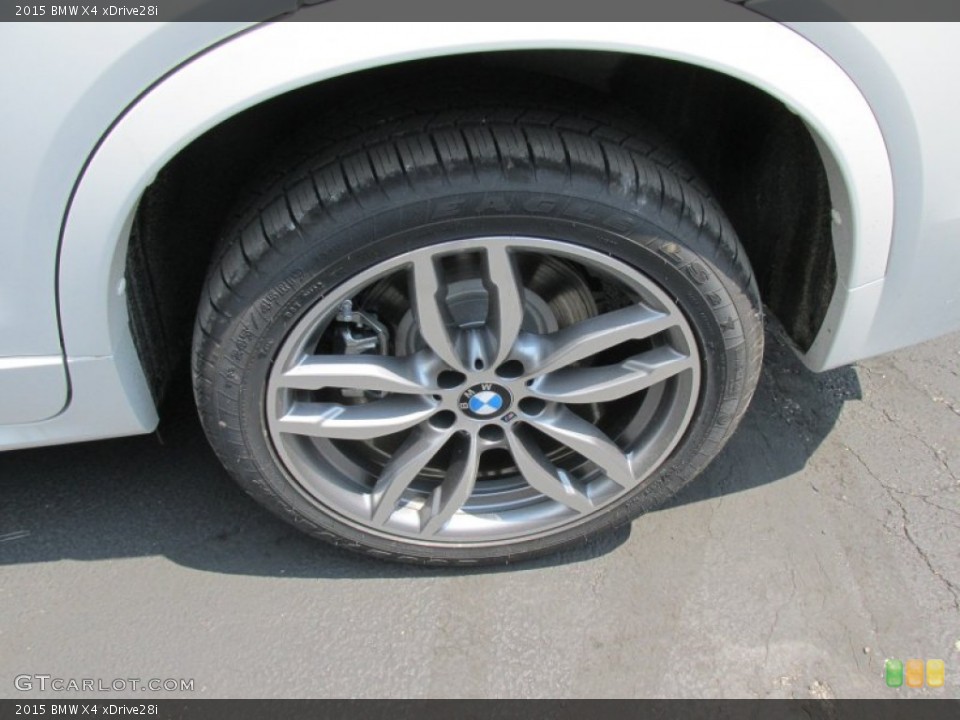 2015 BMW X4 xDrive28i Wheel and Tire Photo #95617298