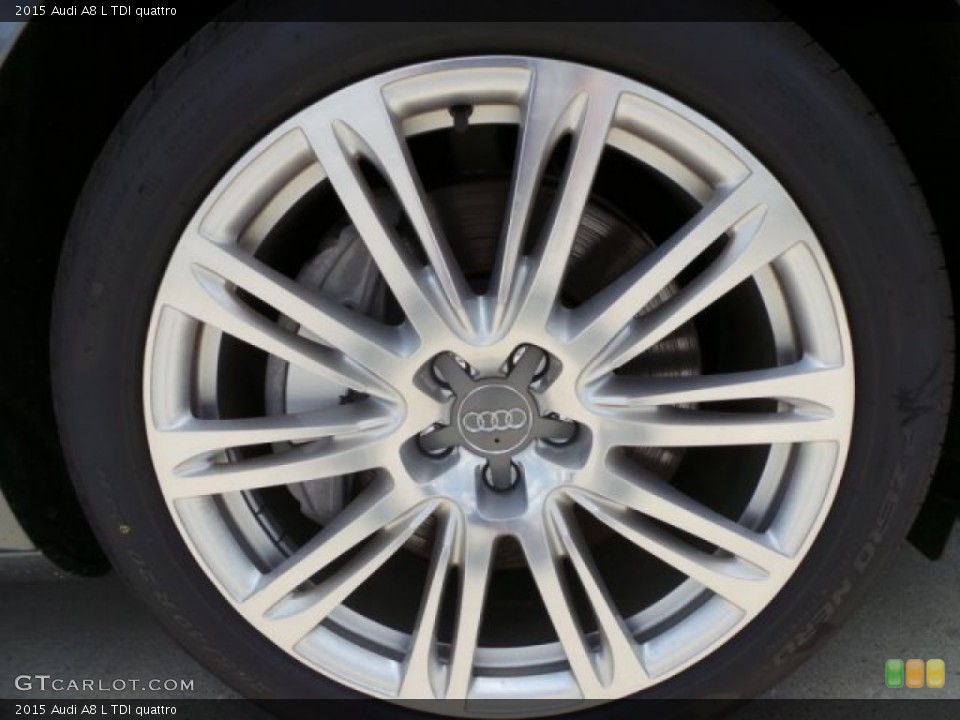 2015 Audi A8 L TDI quattro Wheel and Tire Photo #95637230