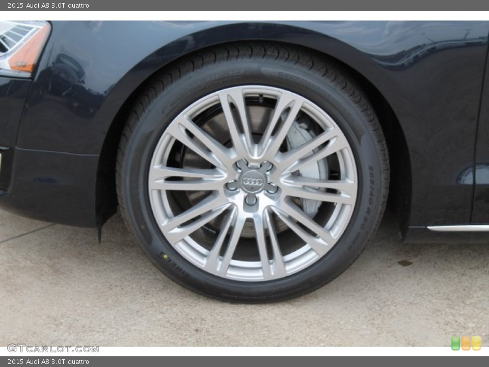 2015 Audi A8 3.0T quattro Wheel and Tire Photo #95648340