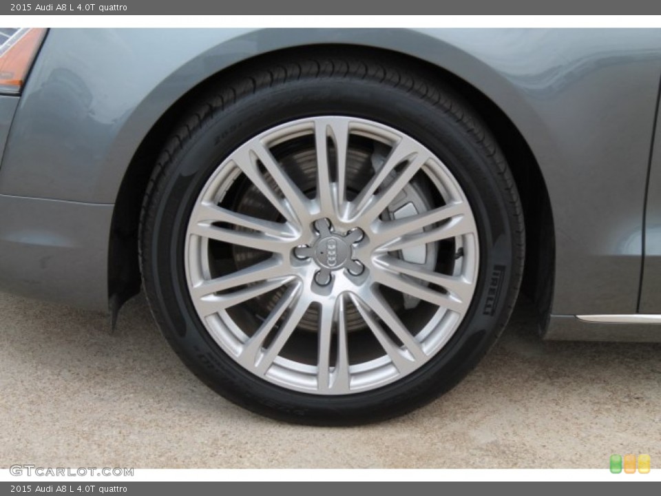 2015 Audi A8 L 4.0T quattro Wheel and Tire Photo #95649654