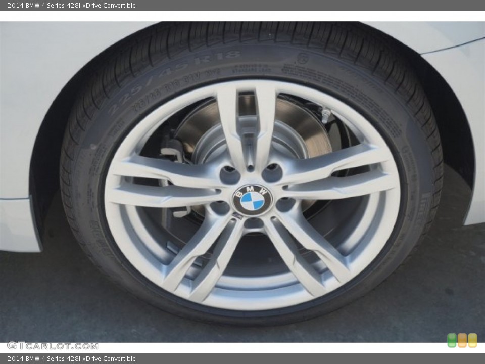 2014 BMW 4 Series 428i xDrive Convertible Wheel and Tire Photo #95652288