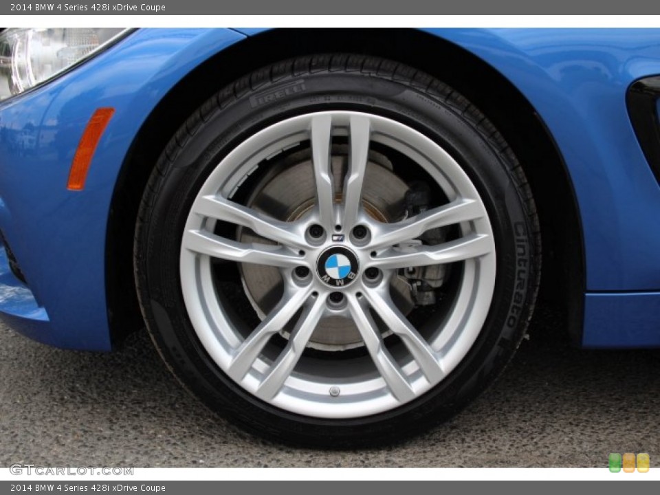 2014 BMW 4 Series 428i xDrive Coupe Wheel and Tire Photo #95671306