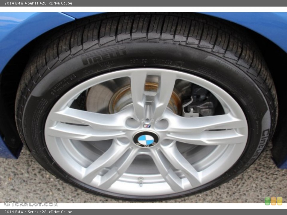 2014 BMW 4 Series 428i xDrive Coupe Wheel and Tire Photo #95671332
