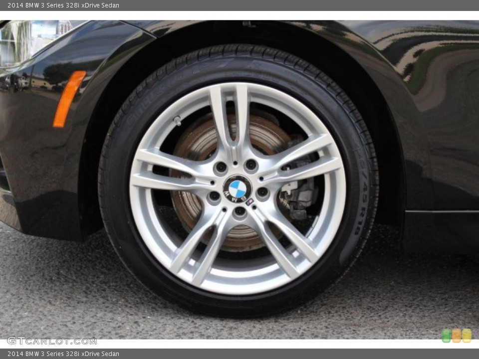 2014 BMW 3 Series 328i xDrive Sedan Wheel and Tire Photo #95673006