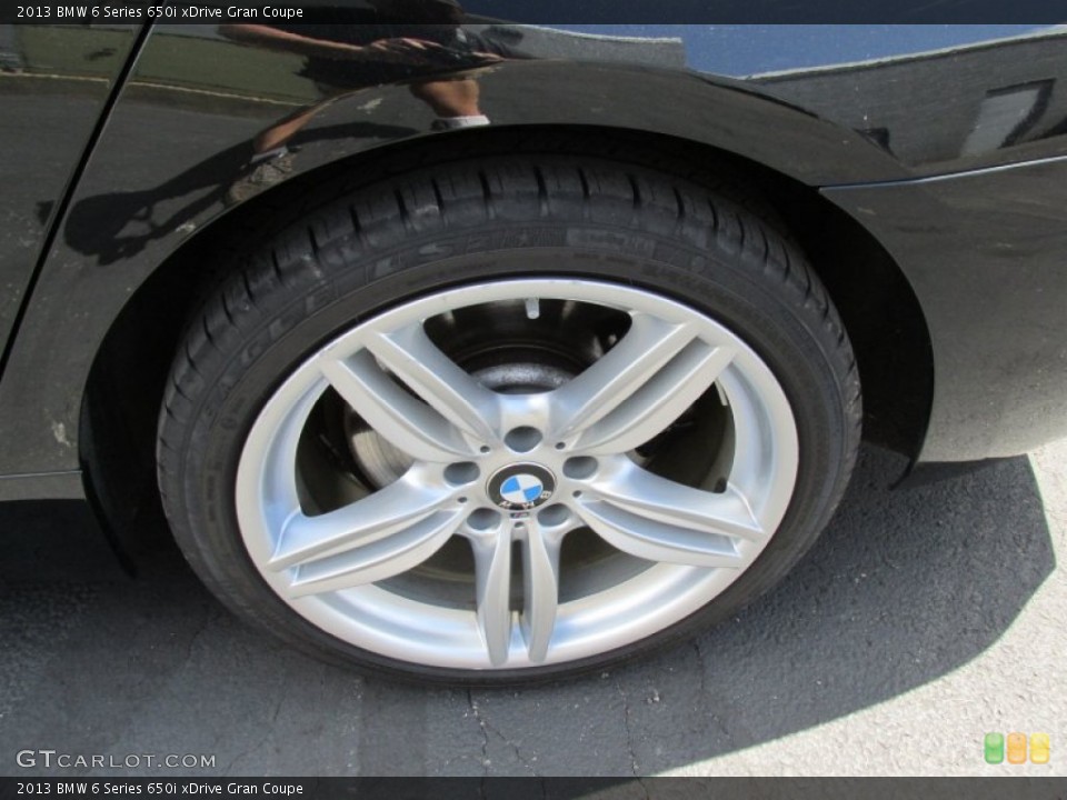 2013 BMW 6 Series 650i xDrive Gran Coupe Wheel and Tire Photo #95706791