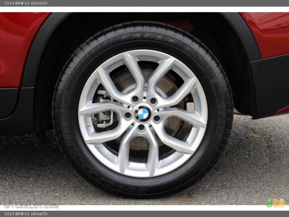 2014 BMW X3 xDrive35i Wheel and Tire Photo #95708390