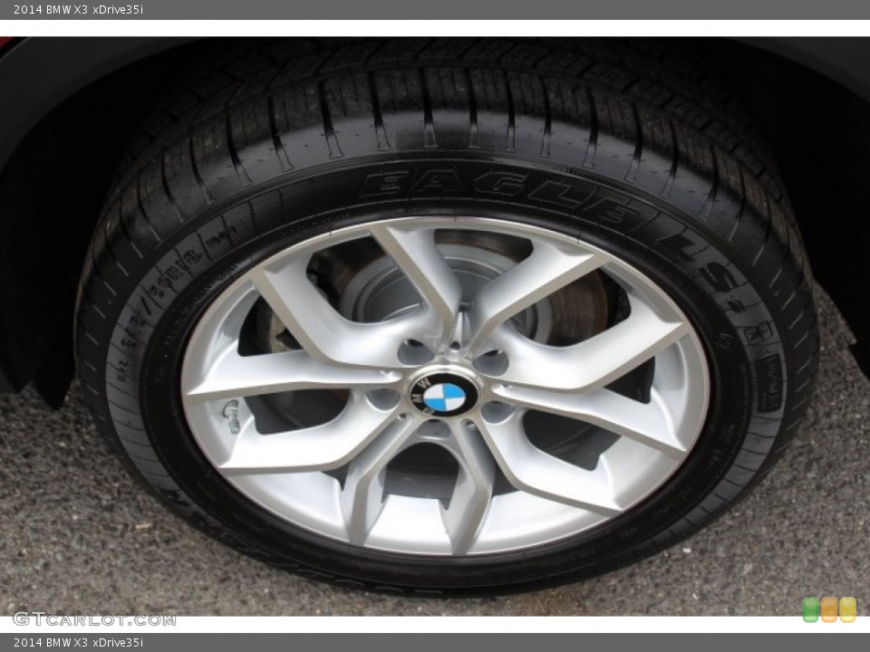 2014 BMW X3 xDrive35i Wheel and Tire Photo #95708414