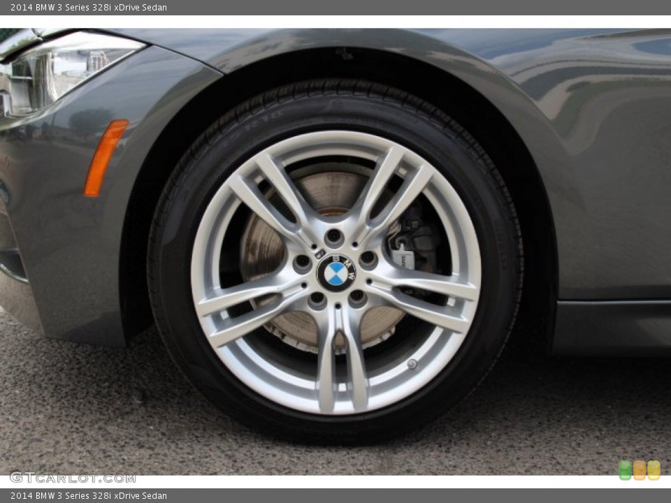 2014 BMW 3 Series 328i xDrive Sedan Wheel and Tire Photo #95709845