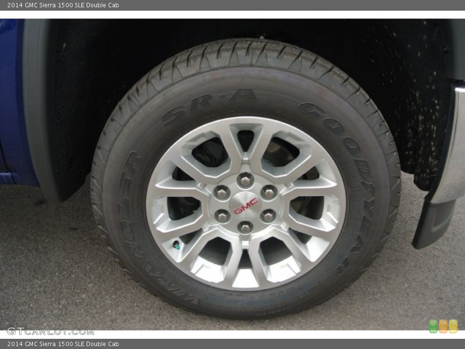 2014 GMC Sierra 1500 SLE Double Cab Wheel and Tire Photo #95712365