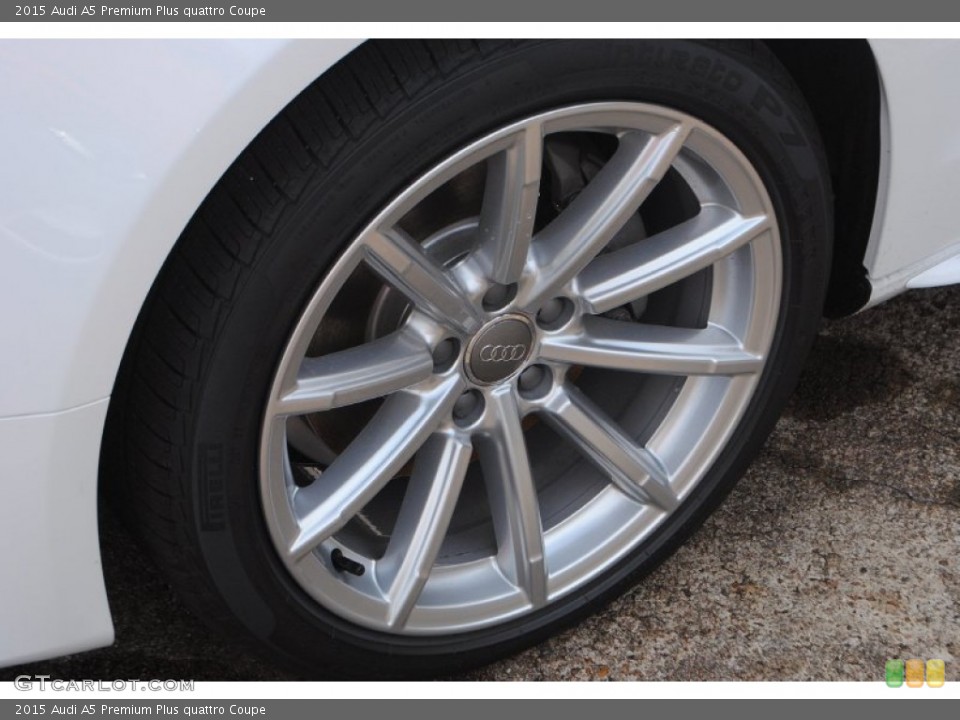 2015 Audi A5 Premium Plus quattro Coupe Wheel and Tire Photo #95728202