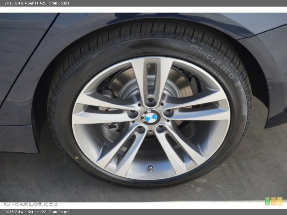 2015 BMW 4 Series 428i Gran Coupe Wheel and Tire Photo #95729468