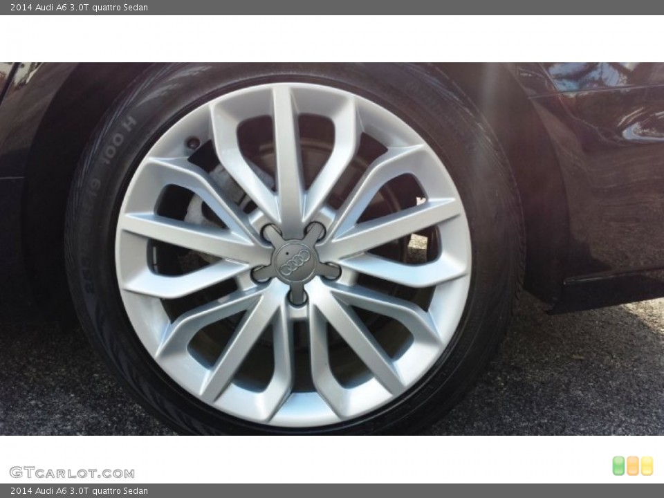 2014 Audi A6 3.0T quattro Sedan Wheel and Tire Photo #95731313