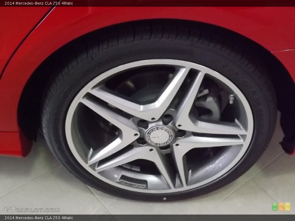 2014 Mercedes-Benz CLA 250 4Matic Wheel and Tire Photo #95752419