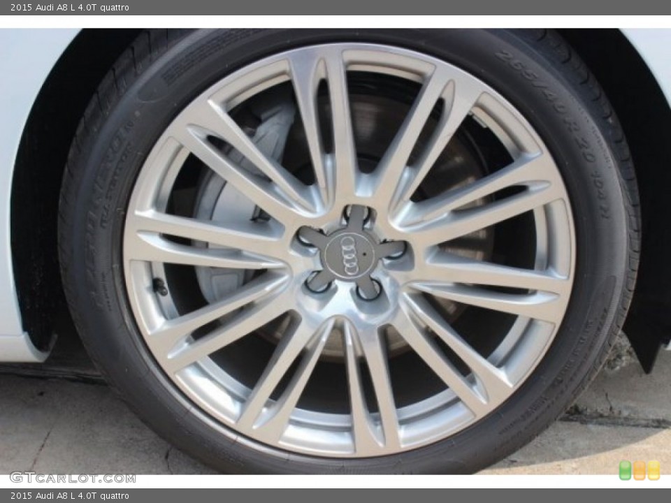 2015 Audi A8 L 4.0T quattro Wheel and Tire Photo #95761899
