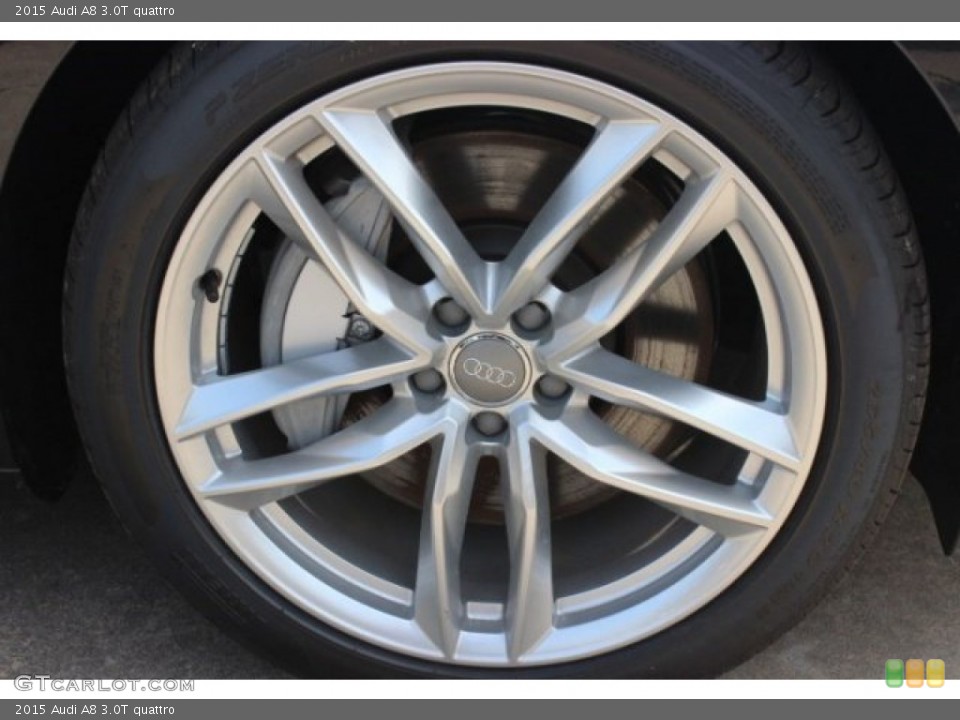 2015 Audi A8 3.0T quattro Wheel and Tire Photo #95762607