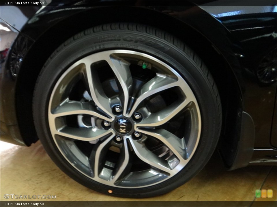 2015 Kia Forte Koup SX Wheel and Tire Photo #95770464