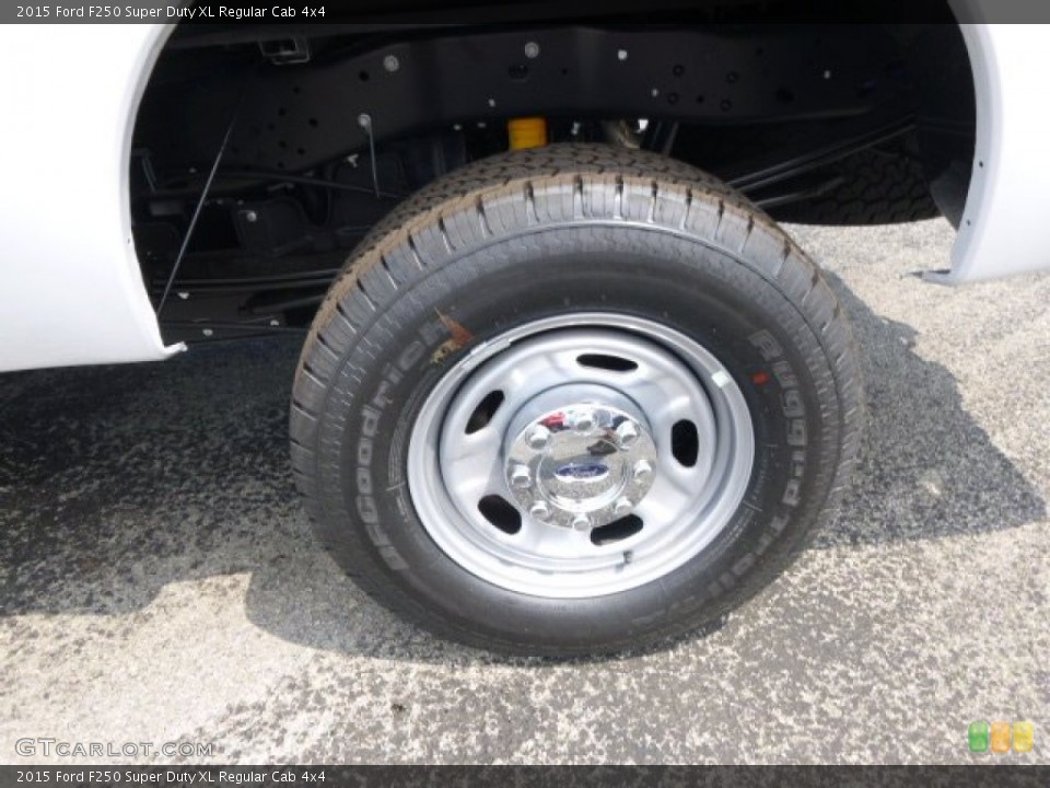 2015 Ford F250 Super Duty XL Regular Cab 4x4 Wheel and Tire Photo #95802154