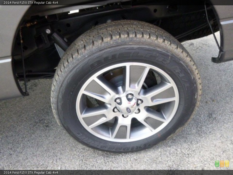 2014 Ford F150 STX Regular Cab 4x4 Wheel and Tire Photo #95803522