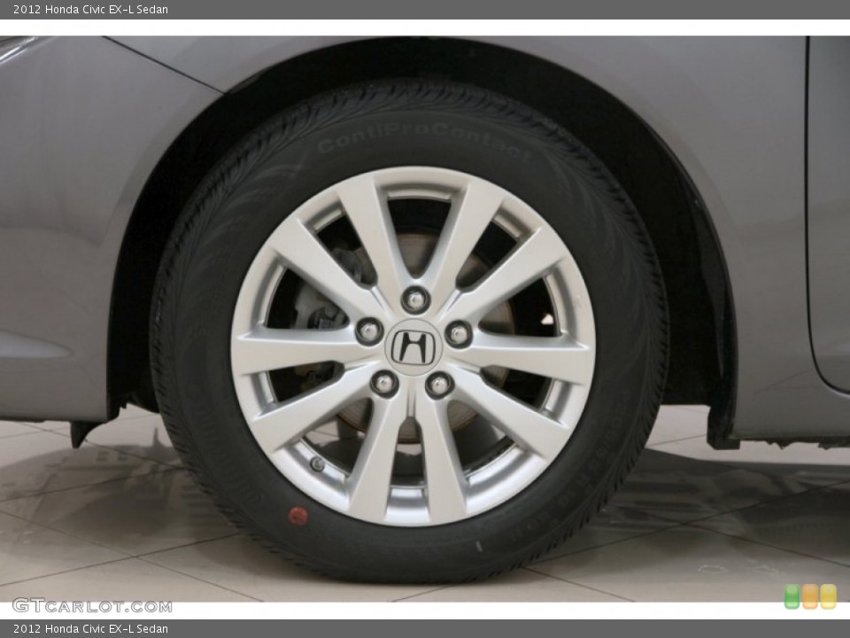 2012 Honda Civic EX-L Sedan Wheel and Tire Photo #95823954