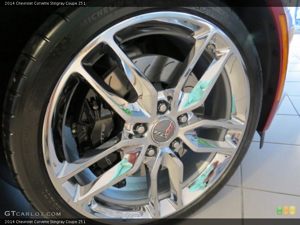 2014 Chevrolet Corvette Stingray Coupe Z51 Wheel and Tire Photo #95833684