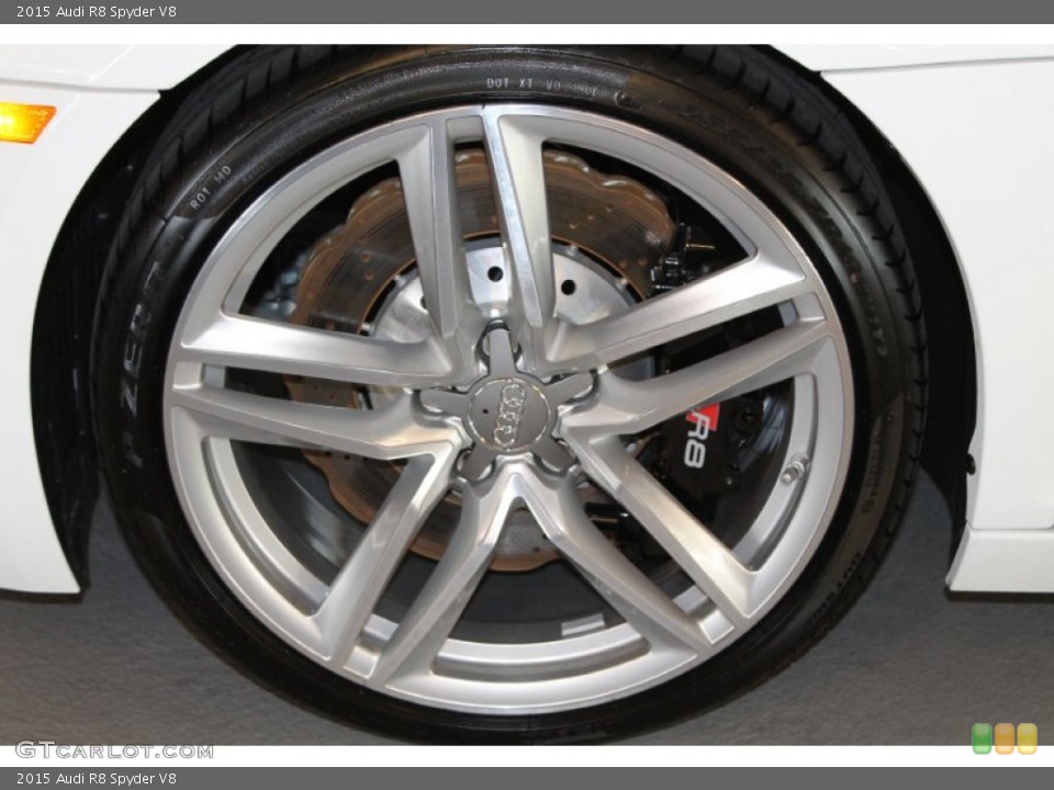 2015 Audi R8 Spyder V8 Wheel and Tire Photo #95837323