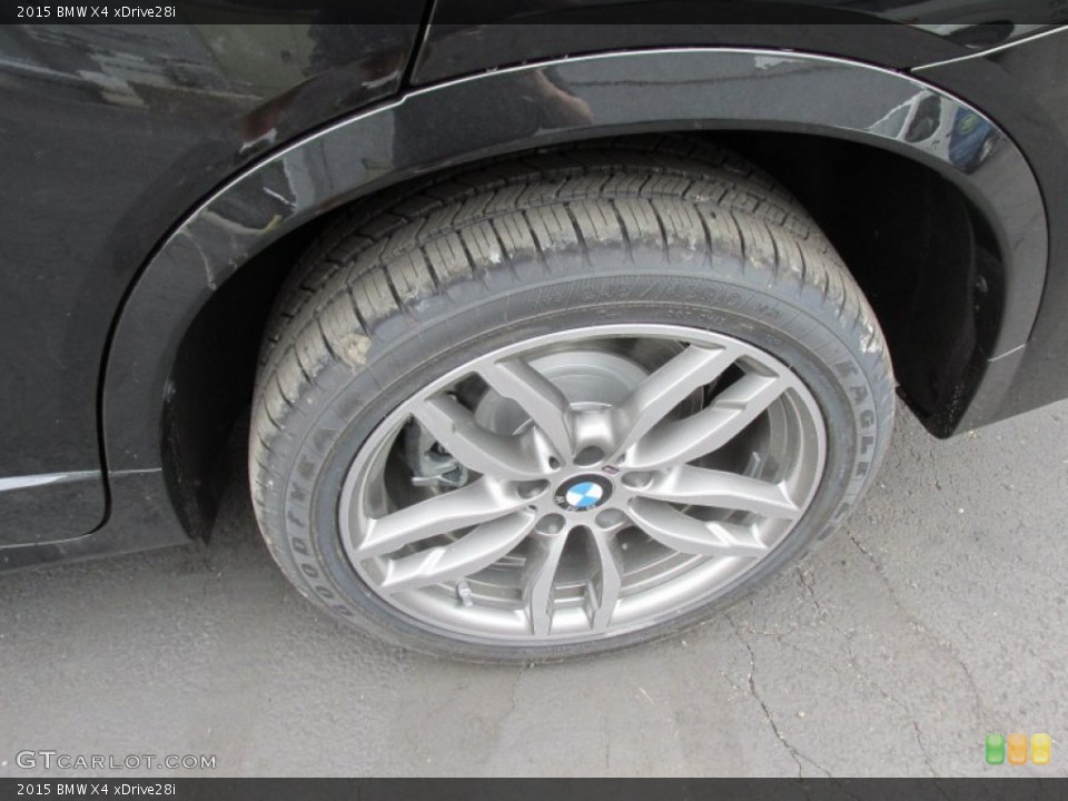 2015 BMW X4 xDrive28i Wheel and Tire Photo #95838685