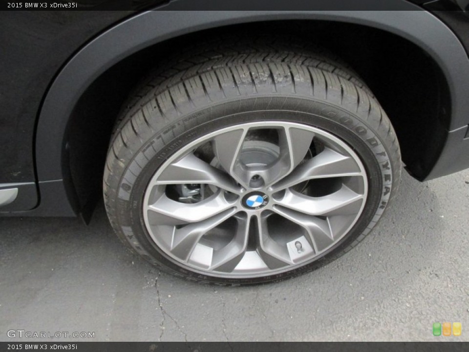 2015 BMW X3 xDrive35i Wheel and Tire Photo #95841441