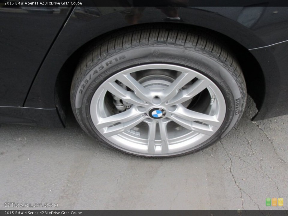 2015 BMW 4 Series 428i xDrive Gran Coupe Wheel and Tire Photo #95841907