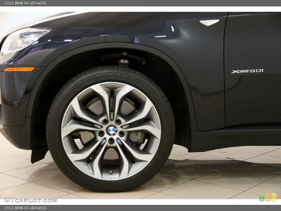 2013 BMW X6 xDrive50i Wheel and Tire Photo #95870290