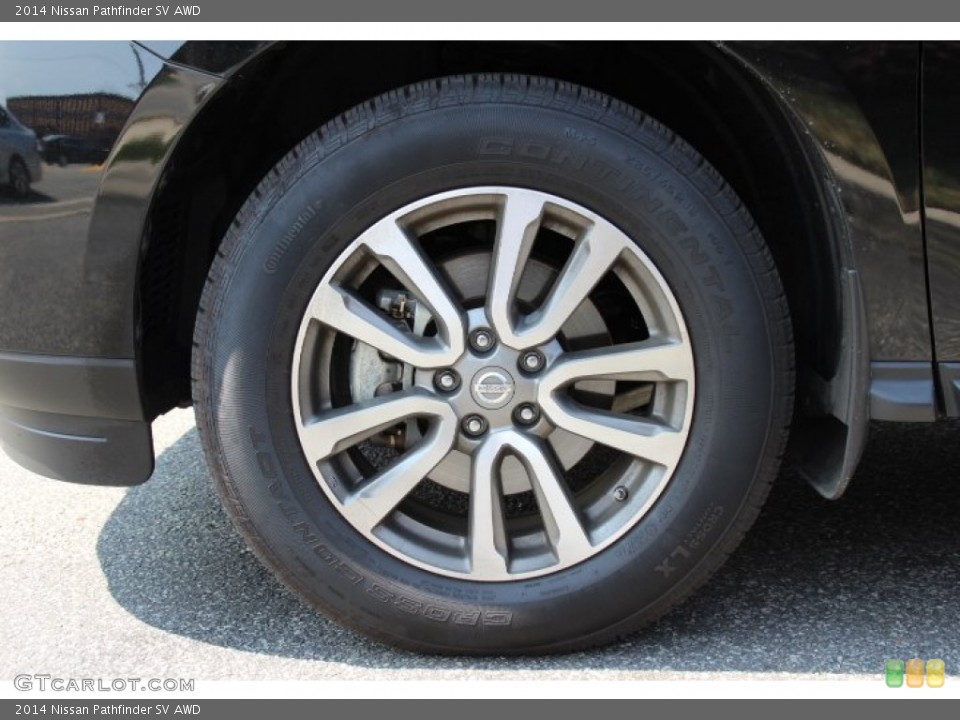 2014 Nissan Pathfinder SV AWD Wheel and Tire Photo #95887439
