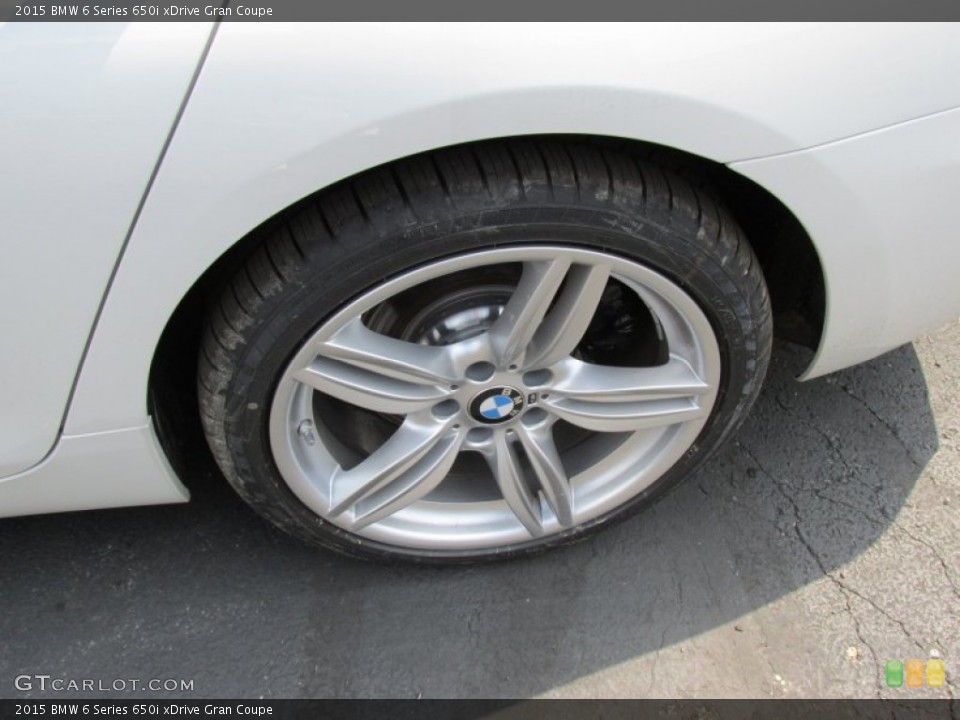 2015 BMW 6 Series 650i xDrive Gran Coupe Wheel and Tire Photo #95917468
