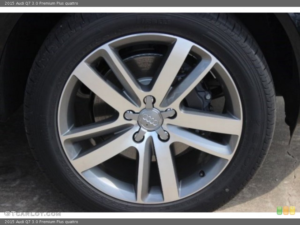 2015 Audi Q7 3.0 Premium Plus quattro Wheel and Tire Photo #95925964