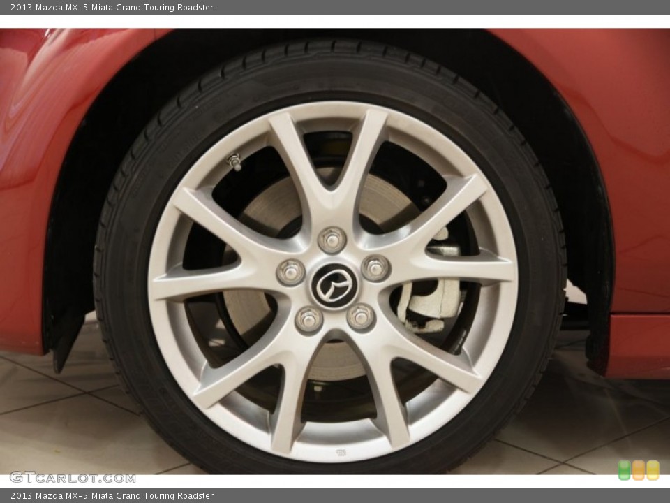 2013 Mazda MX-5 Miata Grand Touring Roadster Wheel and Tire Photo #95933356