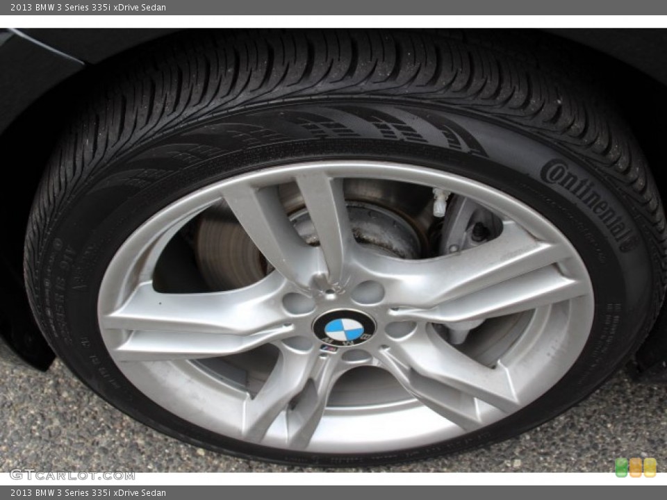 2013 BMW 3 Series 335i xDrive Sedan Wheel and Tire Photo #95951222