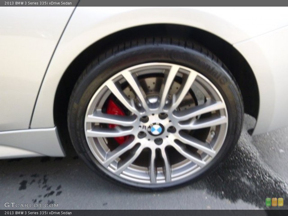 2013 BMW 3 Series 335i xDrive Sedan Wheel and Tire Photo #95960113