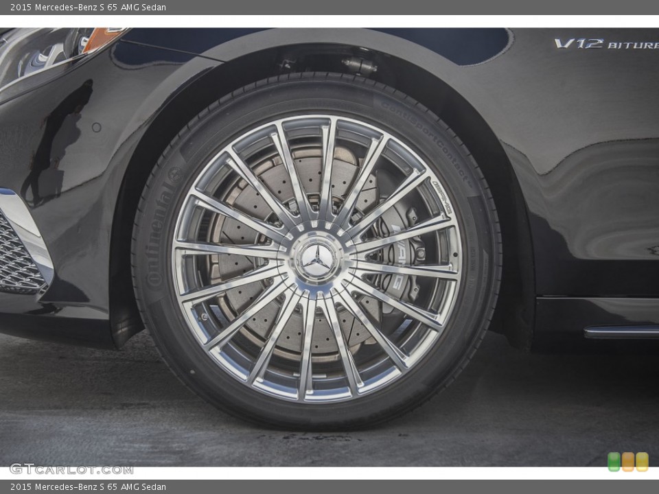 2015 Mercedes-Benz S 65 AMG Sedan Wheel and Tire Photo #95962784