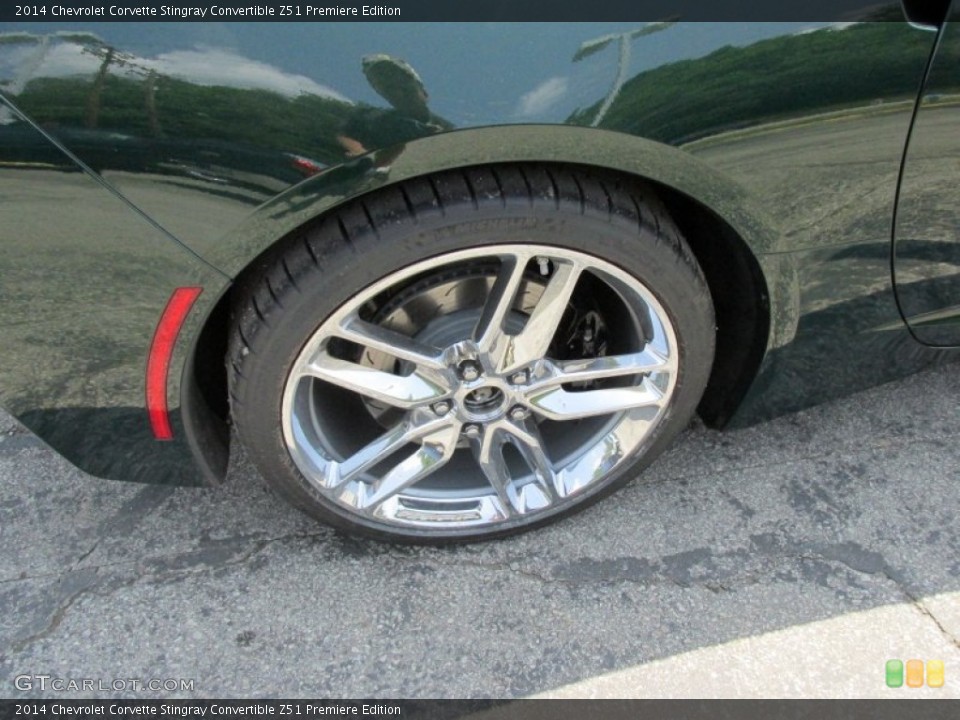 2014 Chevrolet Corvette Stingray Convertible Z51 Premiere Edition Wheel and Tire Photo #95964395