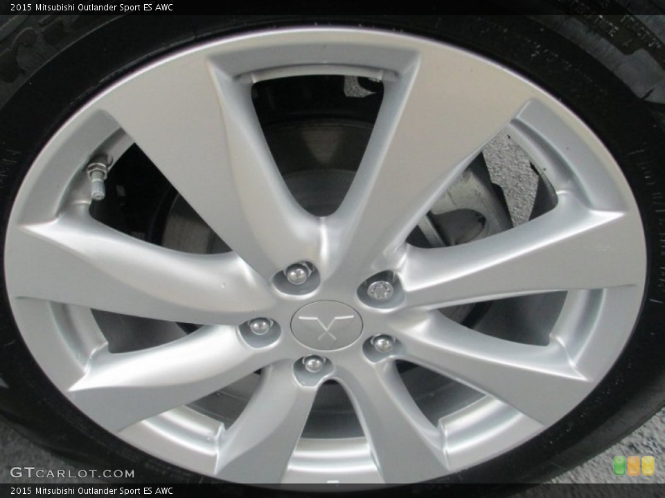 2015 Mitsubishi Outlander Sport ES AWC Wheel and Tire Photo #95966018