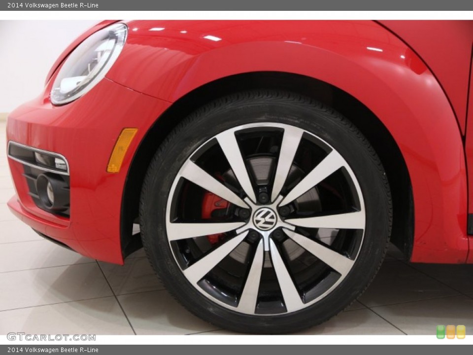 2014 Volkswagen Beetle R-Line Wheel and Tire Photo #95975153
